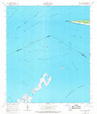 Isle Au Pitre Louisiana Historical topographic map, 1:24000 scale, 7.5 X 7.5 Minute, Year 1955