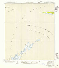 Isle Au Pitre Louisiana Historical topographic map, 1:31680 scale, 7.5 X 7.5 Minute, Year 1954