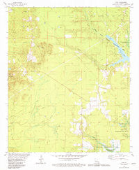 Ivan Louisiana Historical topographic map, 1:24000 scale, 7.5 X 7.5 Minute, Year 1981