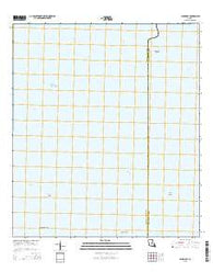 Jacko Bay Louisiana Current topographic map, 1:24000 scale, 7.5 X 7.5 Minute, Year 2015