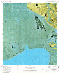 Jacks Point Island Louisiana Historical topographic map, 1:24000 scale, 7.5 X 7.5 Minute, Year 1953