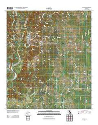 Jackson Louisiana Historical topographic map, 1:24000 scale, 7.5 X 7.5 Minute, Year 2012
