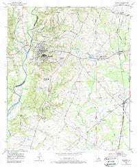 Jackson Louisiana Historical topographic map, 1:24000 scale, 7.5 X 7.5 Minute, Year 1954