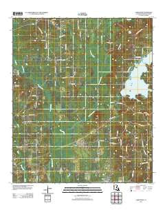 Jamestown Louisiana Historical topographic map, 1:24000 scale, 7.5 X 7.5 Minute, Year 2012