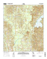Jamestown Louisiana Current topographic map, 1:24000 scale, 7.5 X 7.5 Minute, Year 2015