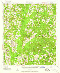 Jamestown Louisiana Historical topographic map, 1:62500 scale, 15 X 15 Minute, Year 1948