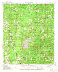 Jamestown Louisiana Historical topographic map, 1:62500 scale, 15 X 15 Minute, Year 1948