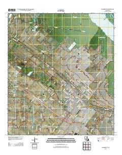 Jeanerette Louisiana Historical topographic map, 1:24000 scale, 7.5 X 7.5 Minute, Year 2012