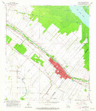 Jeanerette Louisiana Historical topographic map, 1:24000 scale, 7.5 X 7.5 Minute, Year 1963