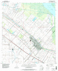 Jeanerette Louisiana Historical topographic map, 1:24000 scale, 7.5 X 7.5 Minute, Year 1994