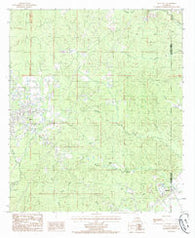 Jena East Louisiana Historical topographic map, 1:24000 scale, 7.5 X 7.5 Minute, Year 1985