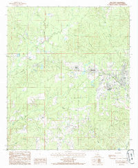Jena West Louisiana Historical topographic map, 1:24000 scale, 7.5 X 7.5 Minute, Year 1985