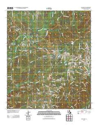 Jena West Louisiana Historical topographic map, 1:24000 scale, 7.5 X 7.5 Minute, Year 2012