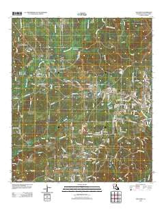 Jena West Louisiana Historical topographic map, 1:24000 scale, 7.5 X 7.5 Minute, Year 2012