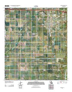 Jennings Louisiana Historical topographic map, 1:24000 scale, 7.5 X 7.5 Minute, Year 2012