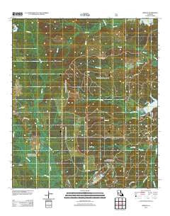 Jericho Louisiana Historical topographic map, 1:24000 scale, 7.5 X 7.5 Minute, Year 2012