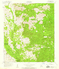 Jericho Louisiana Historical topographic map, 1:24000 scale, 7.5 X 7.5 Minute, Year 1954