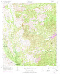 Jericho Louisiana Historical topographic map, 1:24000 scale, 7.5 X 7.5 Minute, Year 1954