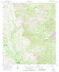 Jericho Louisiana Historical topographic map, 1:24000 scale, 7.5 X 7.5 Minute, Year 1954