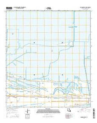 Johnson Bayou Louisiana Current topographic map, 1:24000 scale, 7.5 X 7.5 Minute, Year 2015