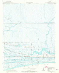 Johnsons Bayou Louisiana Historical topographic map, 1:24000 scale, 7.5 X 7.5 Minute, Year 1934