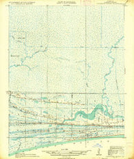 Johnsons Bayou Louisiana Historical topographic map, 1:31680 scale, 7.5 X 7.5 Minute, Year 1935