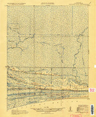 Johnsons Bayou Louisiana Historical topographic map, 1:31680 scale, 7.5 X 7.5 Minute, Year 1935