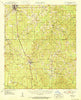 Jonesboro Louisiana Historical topographic map, 1:62500 scale, 15 X 15 Minute, Year 1950