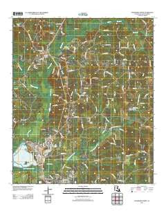 Jonesboro North Louisiana Historical topographic map, 1:24000 scale, 7.5 X 7.5 Minute, Year 2012