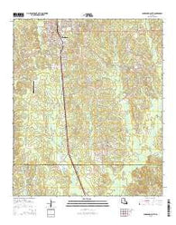 Jonesboro South Louisiana Current topographic map, 1:24000 scale, 7.5 X 7.5 Minute, Year 2015