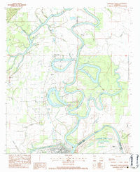 Jonesville North Louisiana Historical topographic map, 1:24000 scale, 7.5 X 7.5 Minute, Year 1983