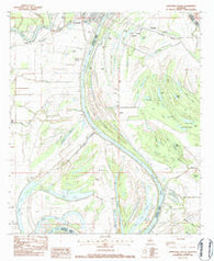 Jonesville South Louisiana Historical topographic map, 1:24000 scale, 7.5 X 7.5 Minute, Year 1983