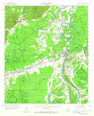 Jonesville Louisiana Historical topographic map, 1:62500 scale, 15 X 15 Minute, Year 1960