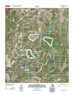 Jonesville North Louisiana Historical topographic map, 1:24000 scale, 7.5 X 7.5 Minute, Year 2012