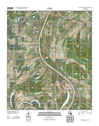 Jonesville South Louisiana Historical topographic map, 1:24000 scale, 7.5 X 7.5 Minute, Year 2012