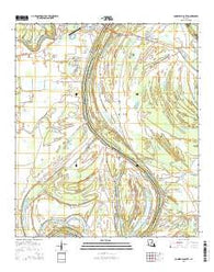 Jonesville South Louisiana Current topographic map, 1:24000 scale, 7.5 X 7.5 Minute, Year 2015