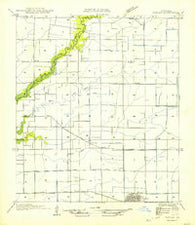 Kaplan Louisiana Historical topographic map, 1:31680 scale, 7.5 X 7.5 Minute, Year 1954