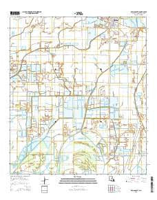 Kaplan South Louisiana Current topographic map, 1:24000 scale, 7.5 X 7.5 Minute, Year 2015