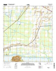 Kemper Louisiana Current topographic map, 1:24000 scale, 7.5 X 7.5 Minute, Year 2015