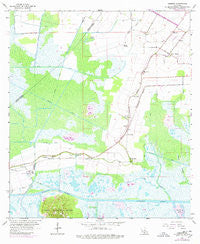 Kemper Louisiana Historical topographic map, 1:24000 scale, 7.5 X 7.5 Minute, Year 1963