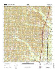 Kentwood Louisiana Current topographic map, 1:24000 scale, 7.5 X 7.5 Minute, Year 2015