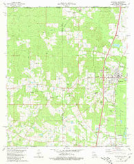 Kentwood Louisiana Historical topographic map, 1:24000 scale, 7.5 X 7.5 Minute, Year 1980
