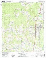Kentwood Louisiana Historical topographic map, 1:24000 scale, 7.5 X 7.5 Minute, Year 1980