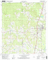 Kentwood Louisiana Historical topographic map, 1:24000 scale, 7.5 X 7.5 Minute, Year 1980