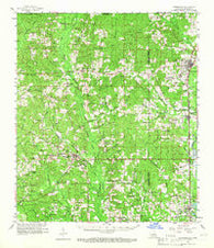 Kentwood Louisiana Historical topographic map, 1:62500 scale, 15 X 15 Minute, Year 1958