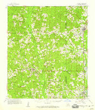 Kentwood Louisiana Historical topographic map, 1:62500 scale, 15 X 15 Minute, Year 1958