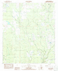 Kernan Louisiana Historical topographic map, 1:24000 scale, 7.5 X 7.5 Minute, Year 1986