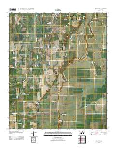 Kilbourne Louisiana Historical topographic map, 1:24000 scale, 7.5 X 7.5 Minute, Year 2012