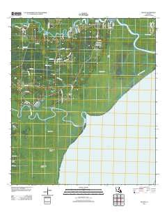 Killian Louisiana Historical topographic map, 1:24000 scale, 7.5 X 7.5 Minute, Year 2012