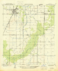 Kinder Louisiana Historical topographic map, 1:31680 scale, 7.5 X 7.5 Minute, Year 1947